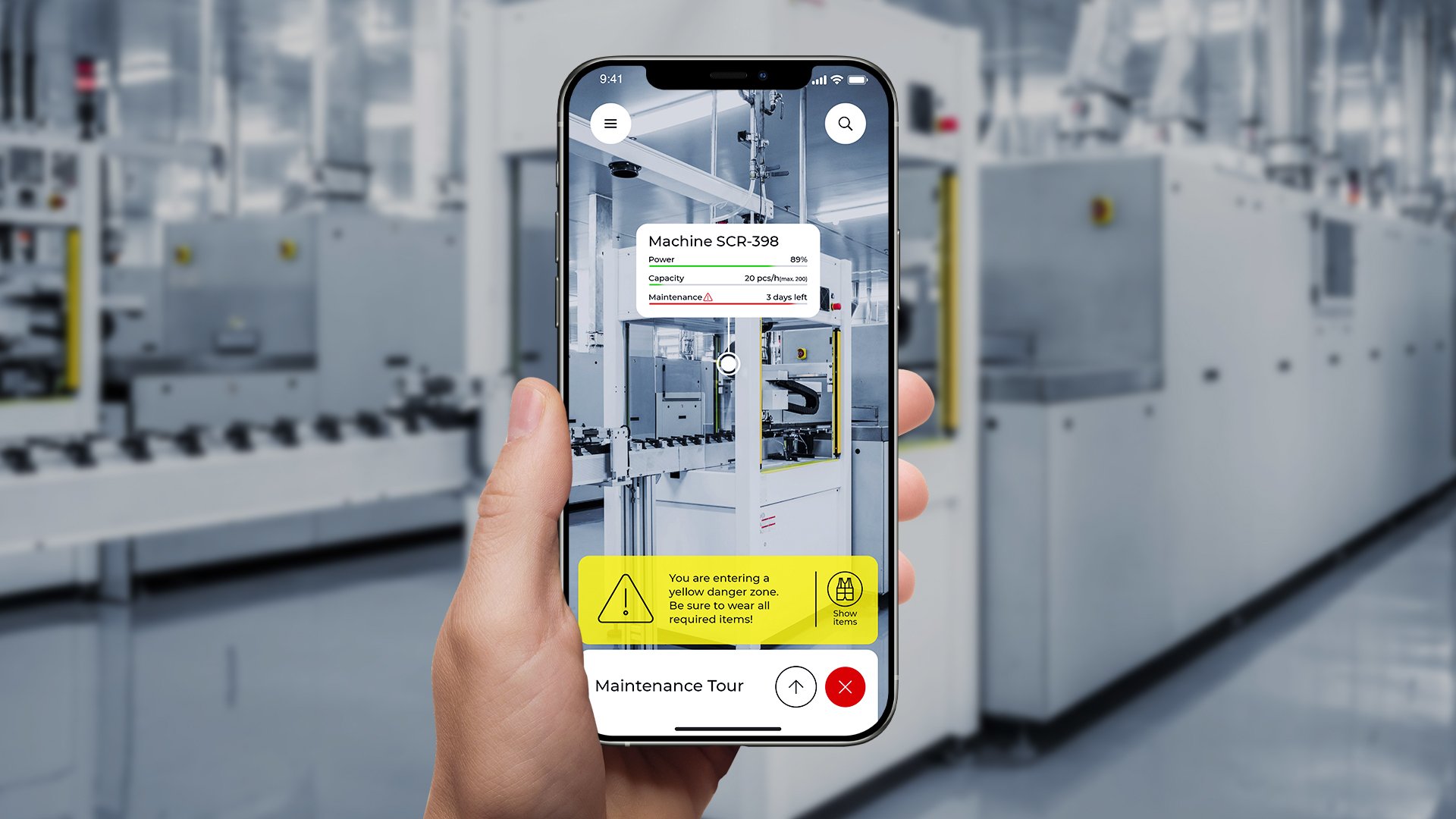 screenshot of SERVICE AR
